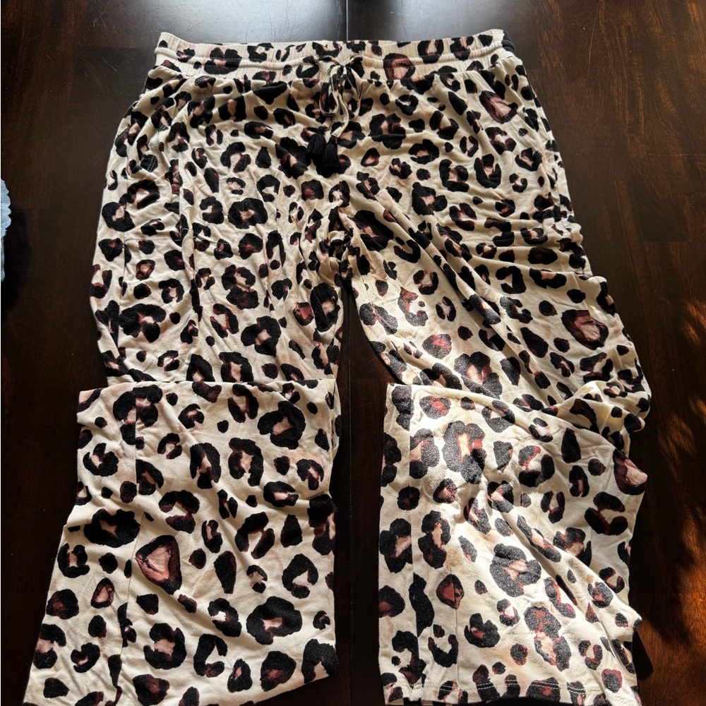 Leopard Print Lounge Pants
